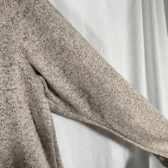 Realtree Sweater Men's Large Brown Grey 1/4 Zip Long Sleeve Polyester Pullover - Picture 7 of 11